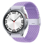 Cinturino per orologio con fibbia in metallo intrecciato in nylon, For Samsung Galaxy Watch 6 / 6 Classic