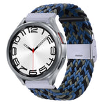 Cinturino per orologio con fibbia in metallo intrecciato in nylon, For Samsung Galaxy Watch 6 / 6 Classic