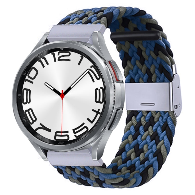 Cinturino per orologio con fibbia in metallo intrecciato in nylon, For Samsung Galaxy Watch 6 / 6 Classic