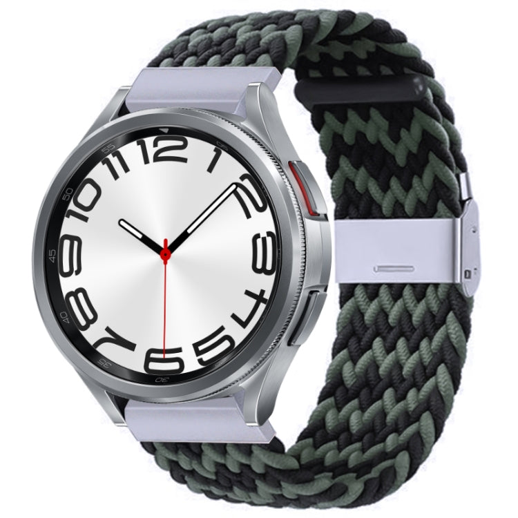 Cinturino per orologio con fibbia in metallo intrecciato in nylon, For Samsung Galaxy Watch 6 / 6 Classic