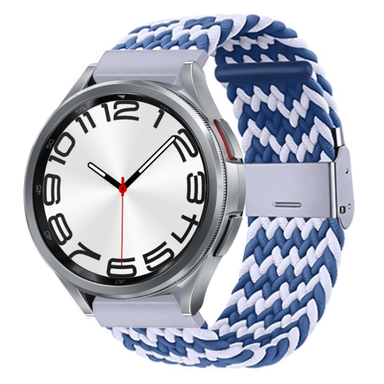 Cinturino per orologio con fibbia in metallo intrecciato in nylon, For Samsung Galaxy Watch 6 / 6 Classic