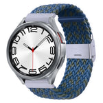 Cinturino per orologio con fibbia in metallo intrecciato in nylon, For Samsung Galaxy Watch 6 / 6 Classic