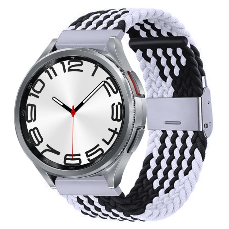 Cinturino per orologio con fibbia in metallo intrecciato in nylon, For Samsung Galaxy Watch 6 / 6 Classic