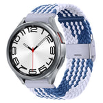 Cinturino per orologio con fibbia in metallo intrecciato in nylon, For Samsung Galaxy Watch 6 / 6 Classic