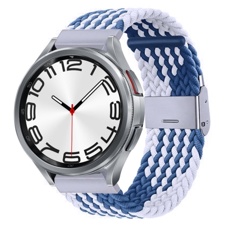 Cinturino per orologio con fibbia in metallo intrecciato in nylon, For Samsung Galaxy Watch 6 / 6 Classic