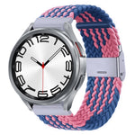 Cinturino per orologio con fibbia in metallo intrecciato in nylon, For Samsung Galaxy Watch 6 / 6 Classic
