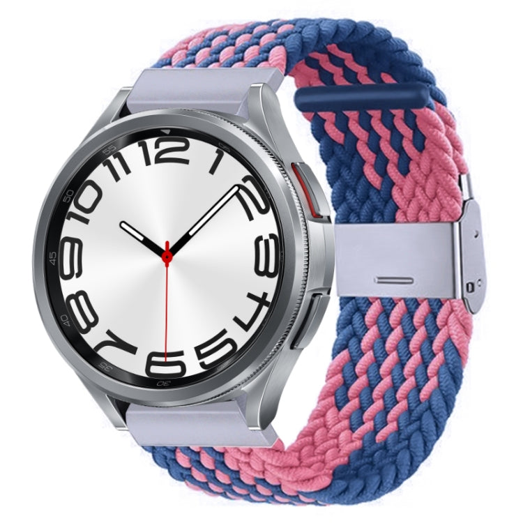 Cinturino per orologio con fibbia in metallo intrecciato in nylon, For Samsung Galaxy Watch 6 / 6 Classic