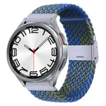 Cinturino per orologio con fibbia in metallo intrecciato in nylon, For Samsung Galaxy Watch 6 / 6 Classic