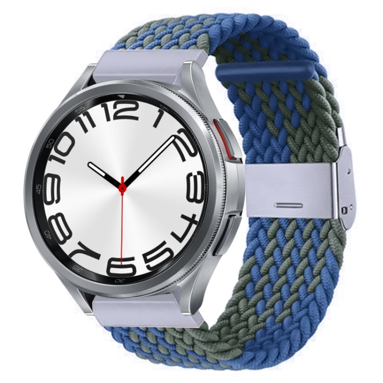 Cinturino per orologio con fibbia in metallo intrecciato in nylon, For Samsung Galaxy Watch 6 / 6 Classic