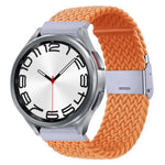 Cinturino per orologio con fibbia in metallo intrecciato in nylon, For Samsung Galaxy Watch 6 / 6 Classic