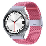 Cinturino per orologio con fibbia in metallo intrecciato in nylon, For Samsung Galaxy Watch 6 / 6 Classic