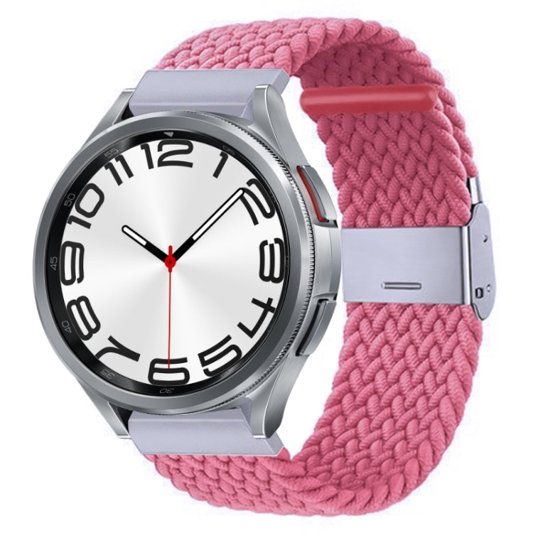Cinturino per orologio con fibbia in metallo intrecciato in nylon, For Samsung Galaxy Watch 6 / 6 Classic