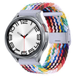 Cinturino per orologio con fibbia in metallo intrecciato in nylon, For Samsung Galaxy Watch 6 / 6 Classic