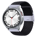 Cinturino per orologio con fibbia in metallo intrecciato in nylon, For Samsung Galaxy Watch 6 / 6 Classic