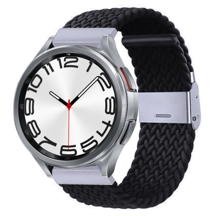 Cinturino per orologio con fibbia in metallo intrecciato in nylon, For Samsung Galaxy Watch 6 / 6 Classic