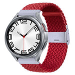 Cinturino per orologio con fibbia in metallo intrecciato in nylon, For Samsung Galaxy Watch 6 / 6 Classic