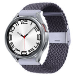 Cinturino per orologio con fibbia in metallo intrecciato in nylon, For Samsung Galaxy Watch 6 / 6 Classic