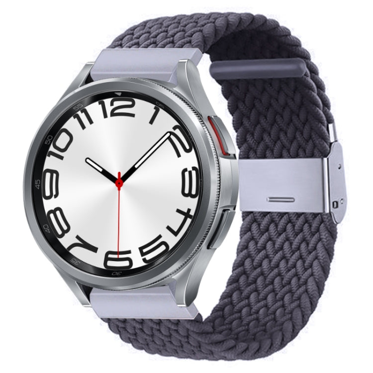 Cinturino per orologio con fibbia in metallo intrecciato in nylon, For Samsung Galaxy Watch 6 / 6 Classic