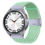 Cinturino per orologio con fibbia in metallo intrecciato in nylon, For Samsung Galaxy Watch 6 / 6 Classic