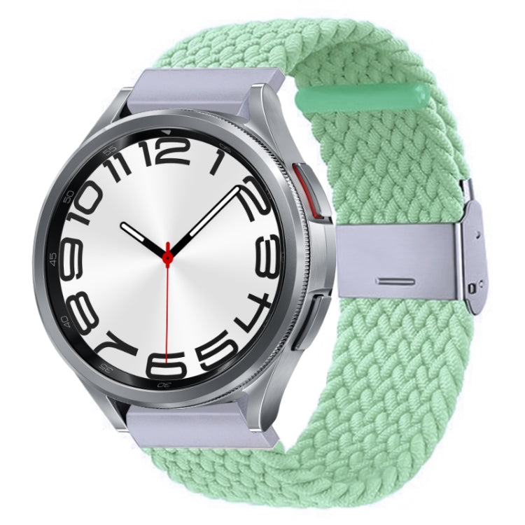 Cinturino per orologio con fibbia in metallo intrecciato in nylon, For Samsung Galaxy Watch 6 / 6 Classic