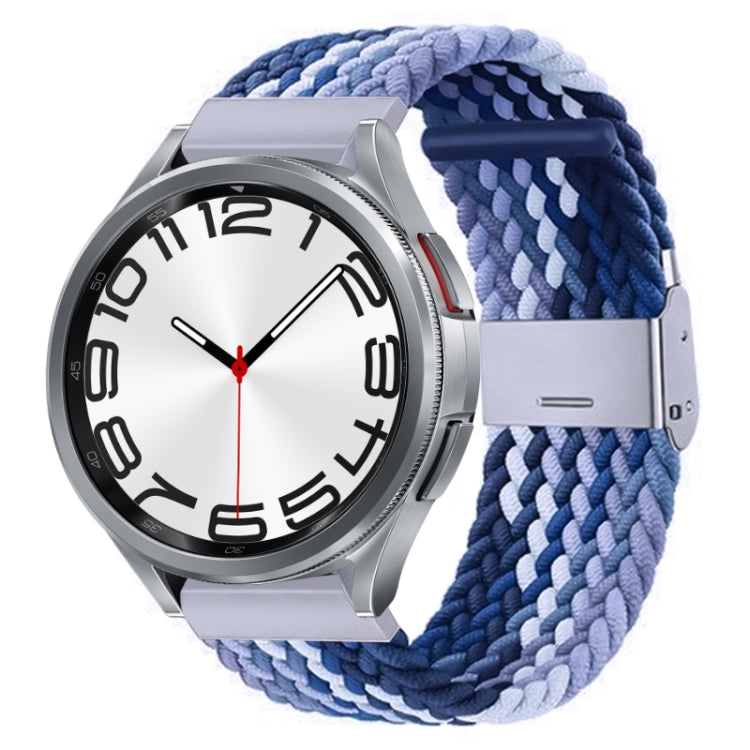Cinturino per orologio con fibbia in metallo intrecciato in nylon, For Samsung Galaxy Watch 6 / 6 Classic