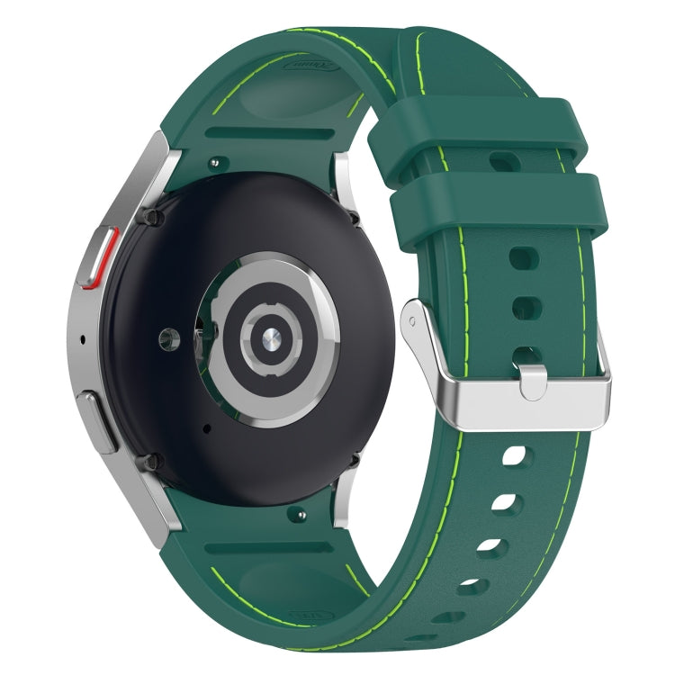 Cinturino in silicone in pelle, For Samsung Galaxy Watch 6 / 6 Classic