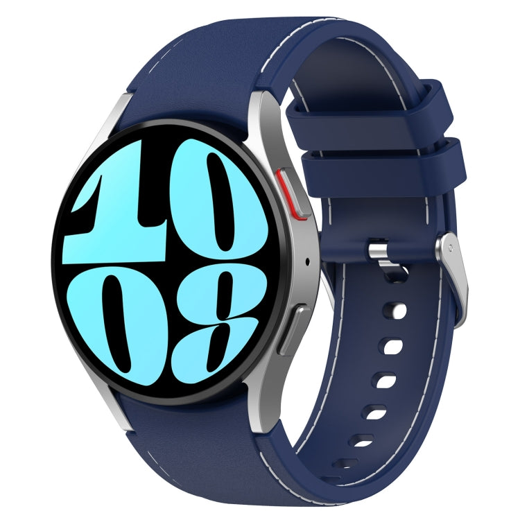 Cinturino in silicone in pelle, For Samsung Galaxy Watch 6 / 6 Classic