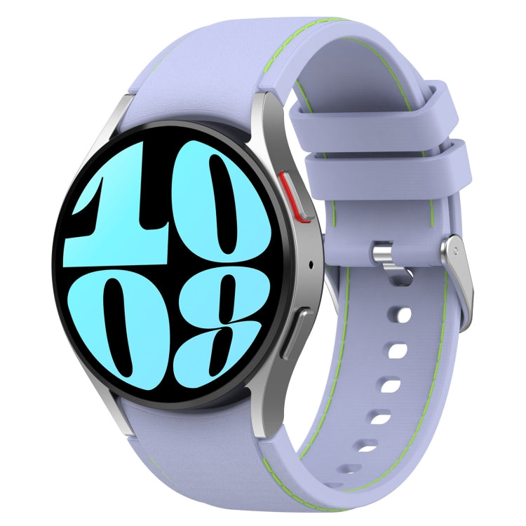Cinturino in silicone in pelle, For Samsung Galaxy Watch 6 / 6 Classic