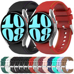 Cinturino in silicone in pelle, For Samsung Galaxy Watch 6 / 6 Classic