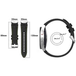Cinturino in silicone in pelle, For Samsung Galaxy Watch 6 / 6 Classic