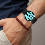 Cinturino in silicone in pelle, For Samsung Galaxy Watch 6 / 6 Classic