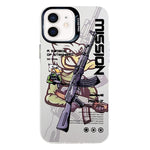 Custodia protettiva per telefono per PC serie argento elettrolitico, For iPhone 12
