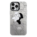 Custodia protettiva per telefono per PC serie argento elettrolitico, For iPhone 12 Pro