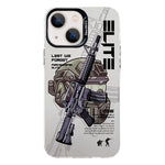 Custodia protettiva per telefono per PC serie argento elettrolitico, For iPhone 15