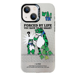 Custodia protettiva per telefono per PC serie argento elettrolitico, For iPhone 15 Plus