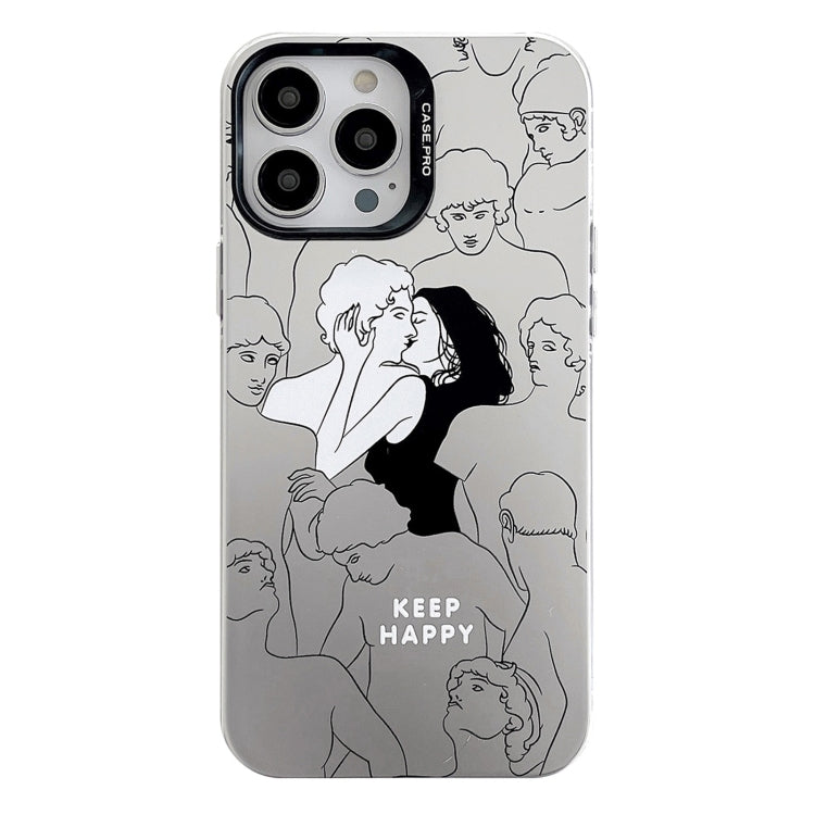 Custodia protettiva per telefono per PC serie argento elettrolitico, For iPhone 15 Pro Max