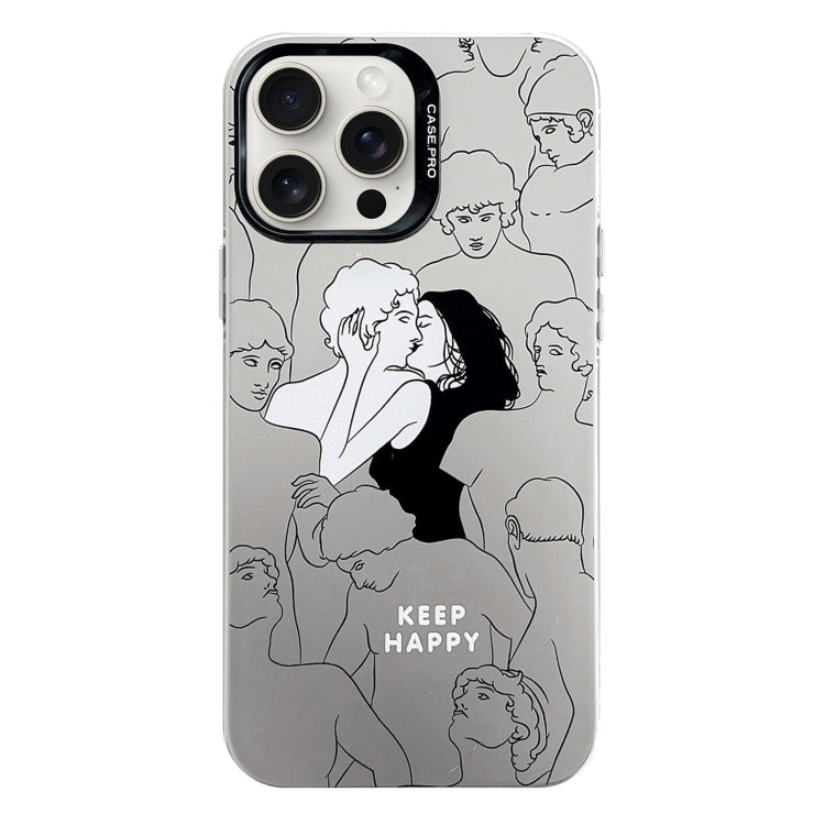 Custodia protettiva per telefono per PC serie argento elettrolitico, For iPhone 16 Pro Max