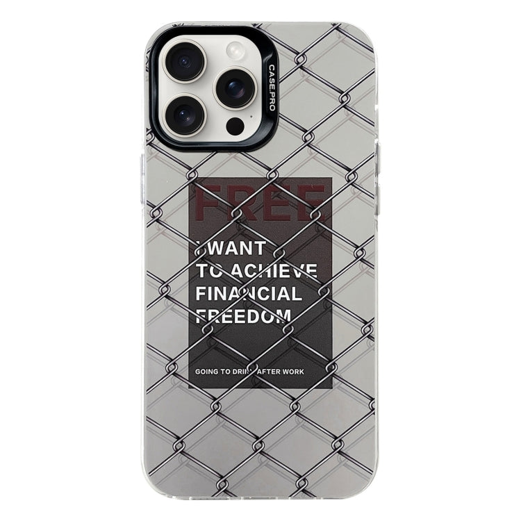 Custodia protettiva per telefono per PC serie argento elettrolitico, For iPhone 16 Pro