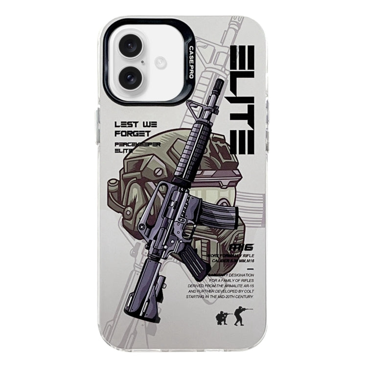 Custodia protettiva per telefono per PC serie argento elettrolitico, For iPhone 16 Plus