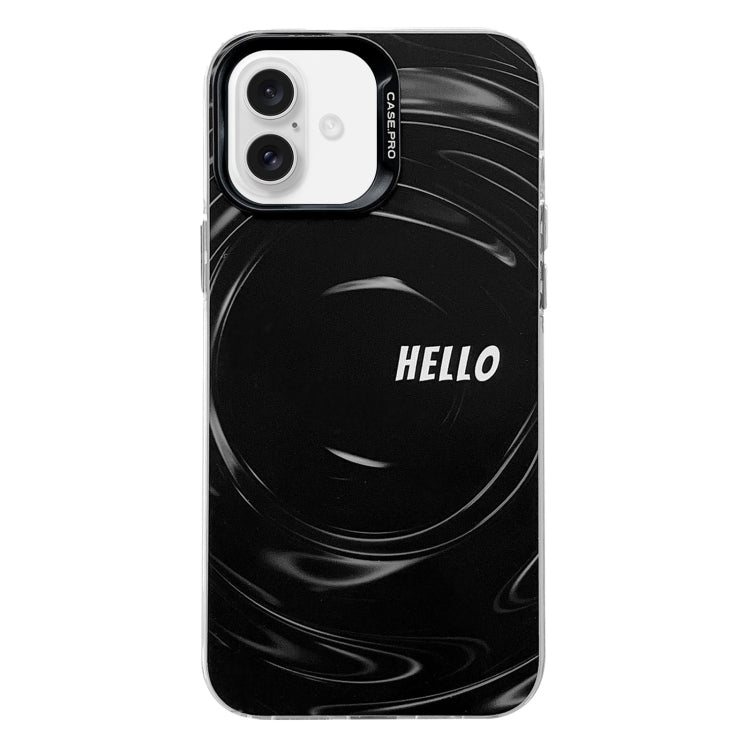 Custodia protettiva per telefono per PC serie argento elettrolitico, For iPhone 16 Plus