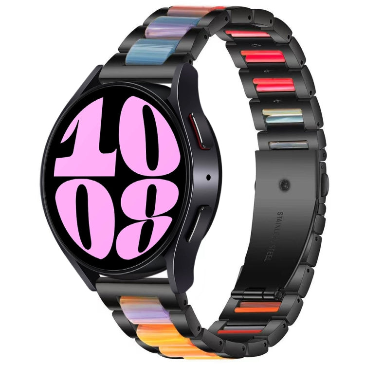 Cinturino per orologio in metallo resinato a tre perline, For Samsung Galaxy Watch 6 / 6 Classic