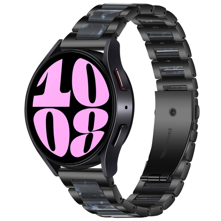 Cinturino per orologio in metallo resinato a tre perline, For Samsung Galaxy Watch 6 / 6 Classic