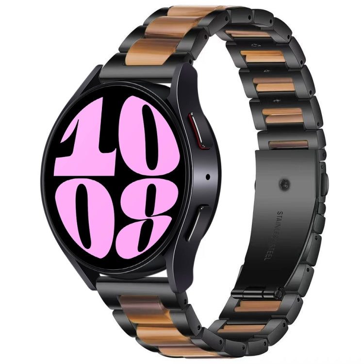 Cinturino per orologio in metallo resinato a tre perline, For Samsung Galaxy Watch 6 / 6 Classic