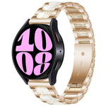 Cinturino per orologio in metallo resinato a tre perline, For Samsung Galaxy Watch 6 / 6 Classic