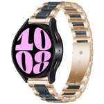 Cinturino per orologio in metallo resinato a tre perline, For Samsung Galaxy Watch 6 / 6 Classic