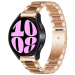 Cinturino per orologio in metallo resinato a tre perline, For Samsung Galaxy Watch 6 / 6 Classic