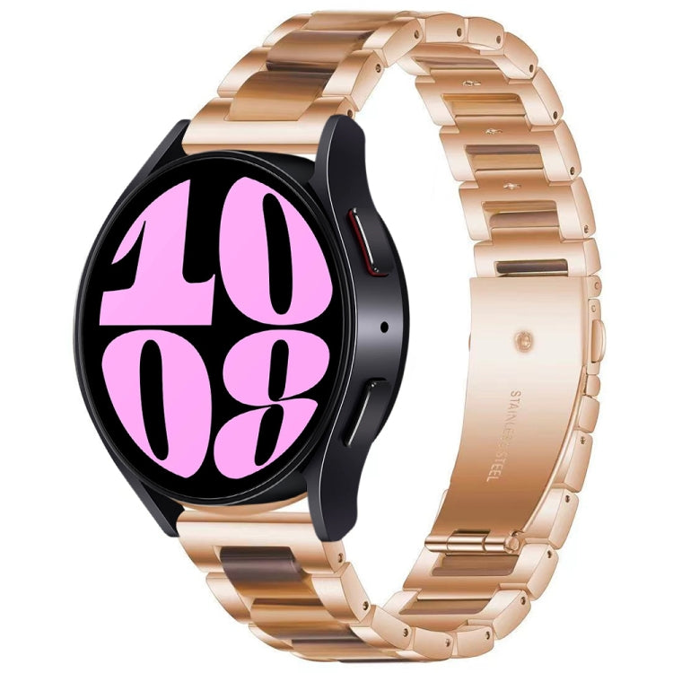 Cinturino per orologio in metallo resinato a tre perline, For Samsung Galaxy Watch 6 / 6 Classic