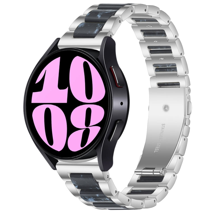 Cinturino per orologio in metallo resinato a tre perline, For Samsung Galaxy Watch 6 / 6 Classic