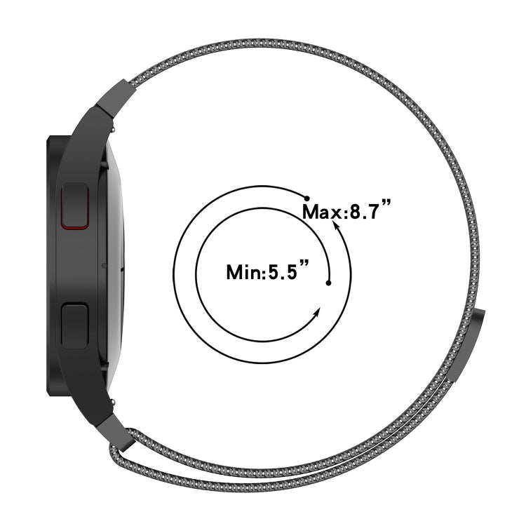 Cinturino in metallo magnetico Milan, For Samsung Galaxy Watch 6 / 6 Classic