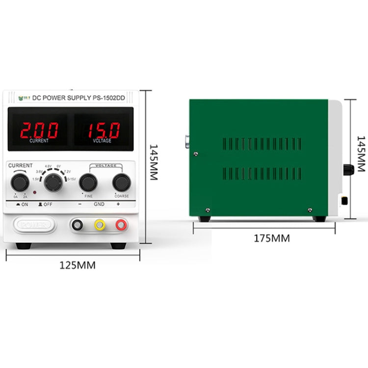 BEST 1502DD Digital Display DC Regulated Power Supply 15V/2A, 110V US Plug, 220V EU Plug